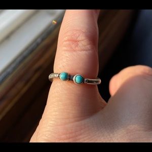 sterling silver and turquoise ring